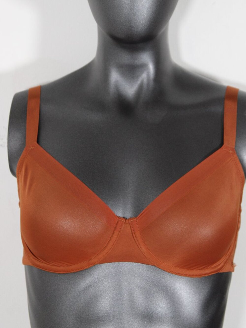 SKIMS Fits Everybody Unlined Demi Underwire Bra - Sienna (Size 36C)